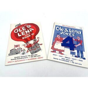 Ole & Lena Jokes Books III & IV By Red Stangland